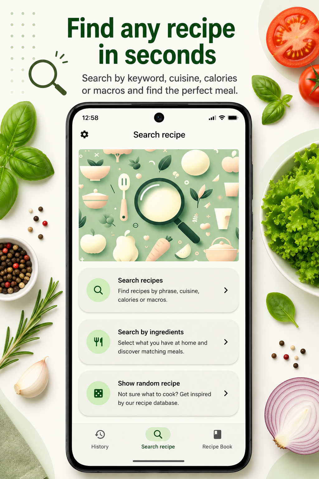 Find recipes