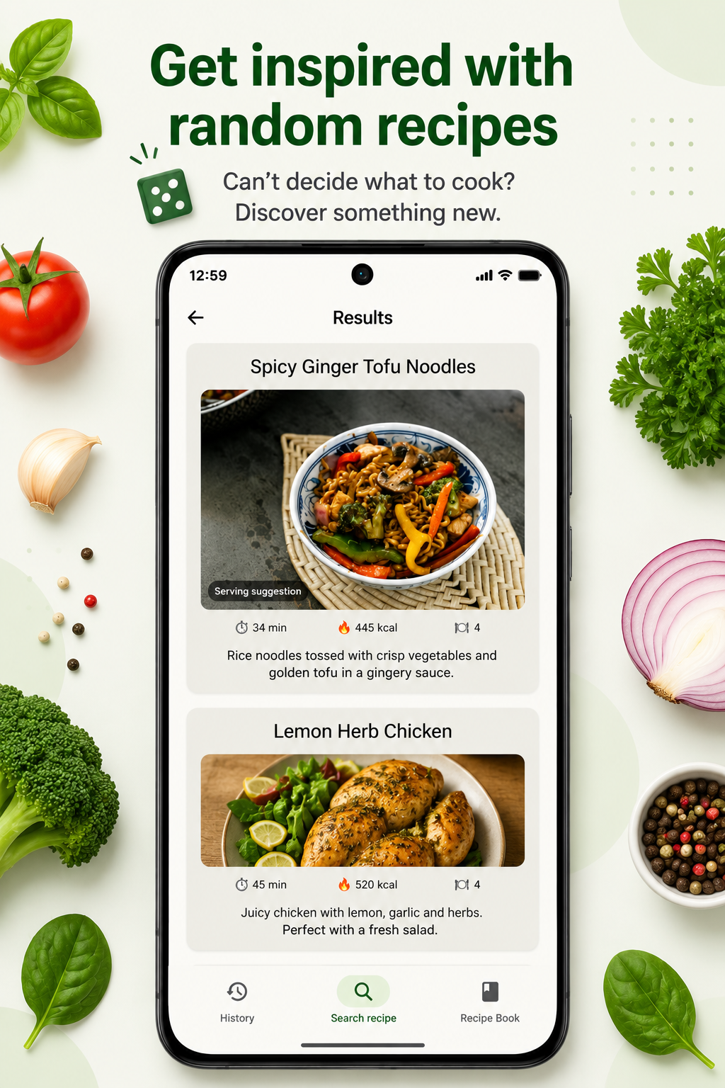 Random recipe inspiration