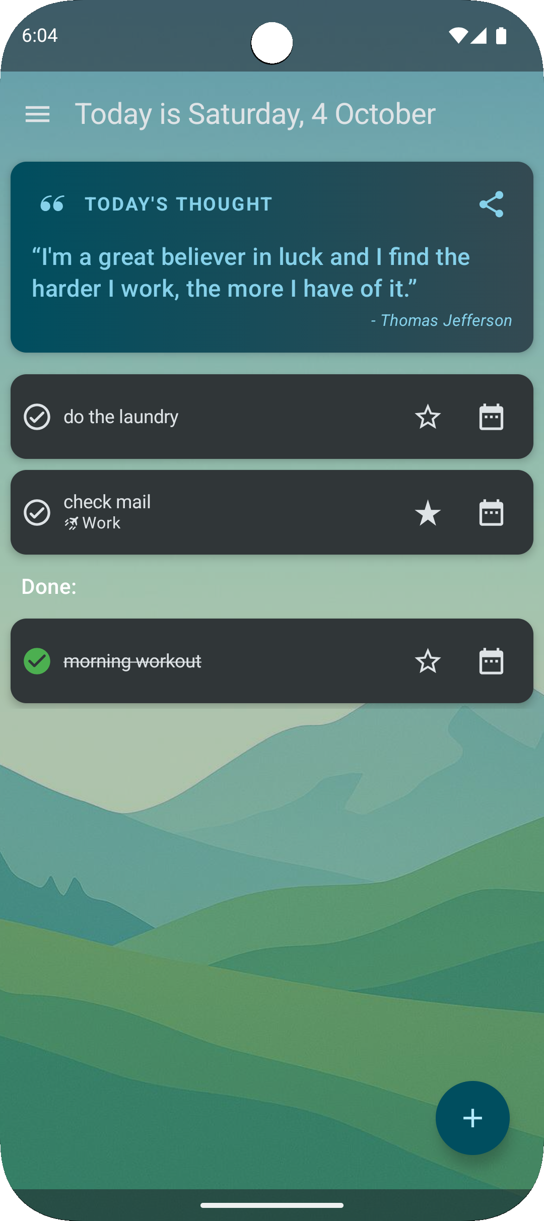 ToDo List app preview